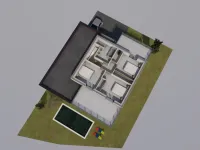 villa-contemporaine-deux-niveaux-garage-piscine-2